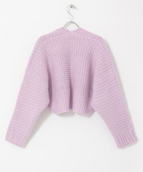 KBF / ケービーエフ カーディガン・ボレロ | ローゲージショートニットカーディガン | 詳細13