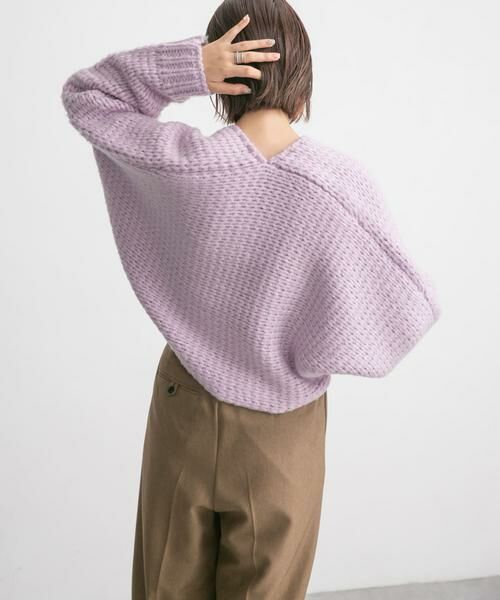 KBF / ケービーエフ カーディガン・ボレロ | ローゲージショートニットカーディガン | 詳細3