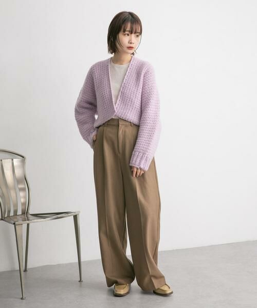 KBF / ケービーエフ カーディガン・ボレロ | ローゲージショートニットカーディガン | 詳細4