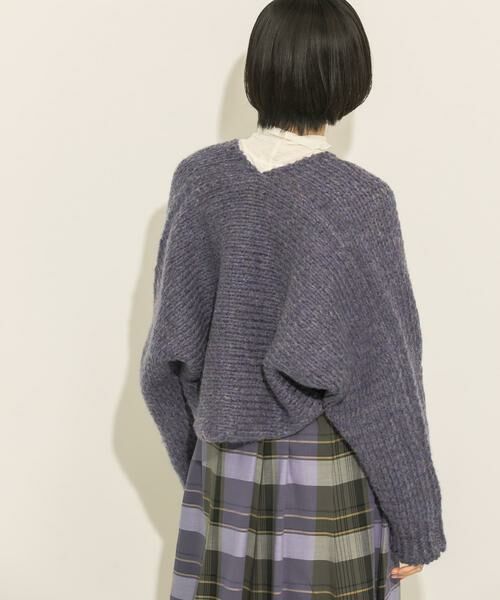 KBF / ケービーエフ カーディガン・ボレロ | ローゲージショートニットカーディガン | 詳細25