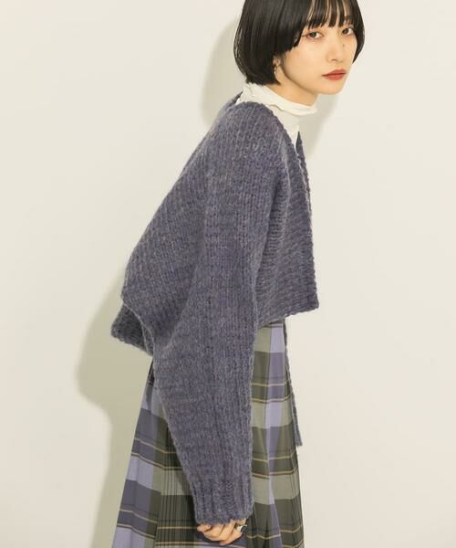 KBF / ケービーエフ カーディガン・ボレロ | ローゲージショートニットカーディガン | 詳細26