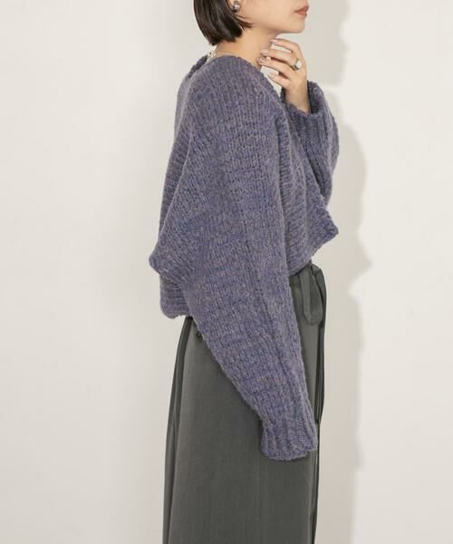 KBF / ケービーエフ カーディガン・ボレロ | ローゲージショートニットカーディガン | 詳細18