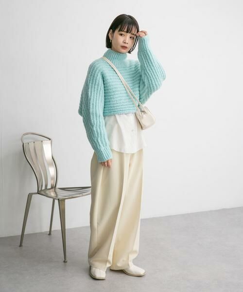KBF / ケービーエフ ニット・セーター | ハイネックショートニット | 詳細12