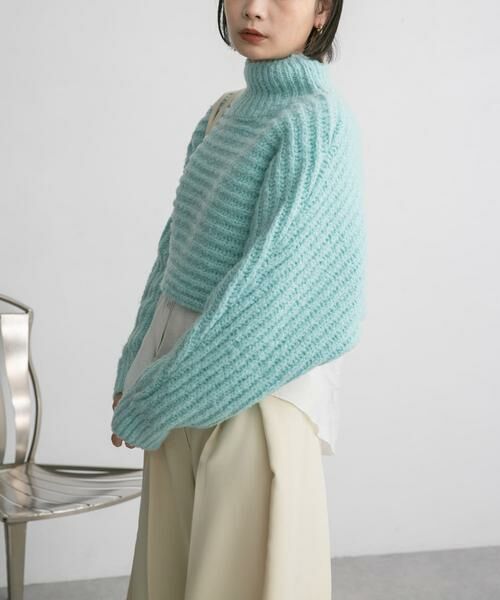KBF / ケービーエフ ニット・セーター | ハイネックショートニット | 詳細9