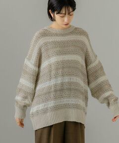 KBF / ケービーエフ ニット・セーター | 透かし編みルーズニット