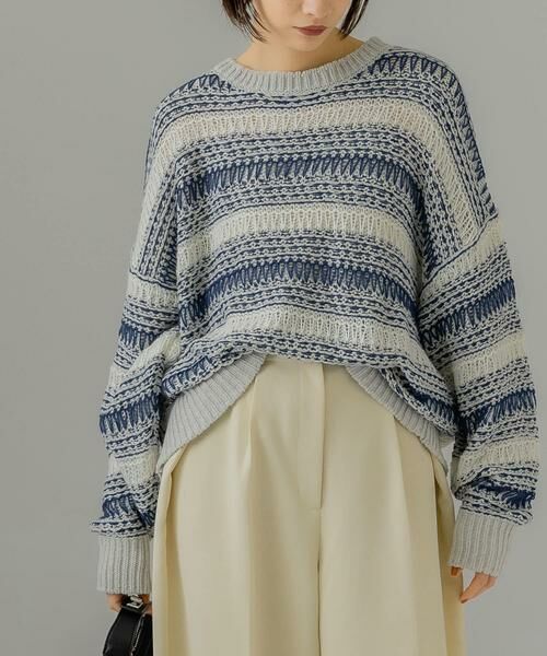KBF / ケービーエフ ニット・セーター | 透かし編みルーズニット | 詳細1