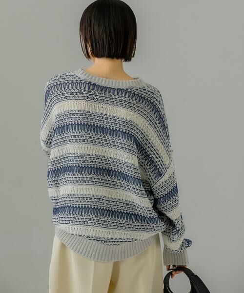 KBF / ケービーエフ ニット・セーター | 透かし編みルーズニット | 詳細4