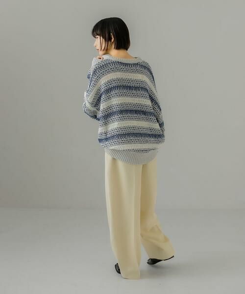 KBF / ケービーエフ ニット・セーター | 透かし編みルーズニット | 詳細8