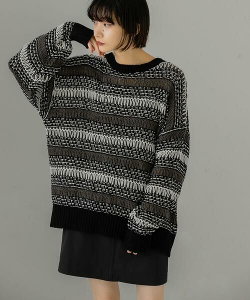 KBF / ケービーエフ ニット・セーター | 透かし編みルーズニット | 詳細14