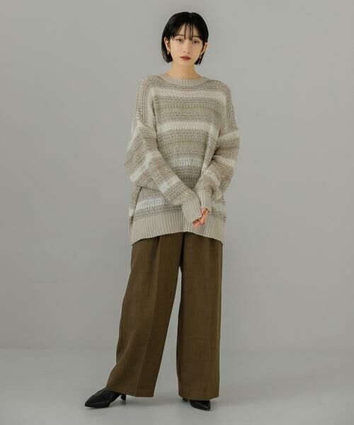 KBF / ケービーエフ ニット・セーター | 透かし編みルーズニット | 詳細30