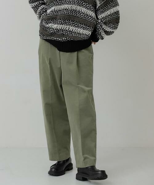 KBF / ケービーエフ その他パンツ | ワンタックコーデュロイパンツ | 詳細1