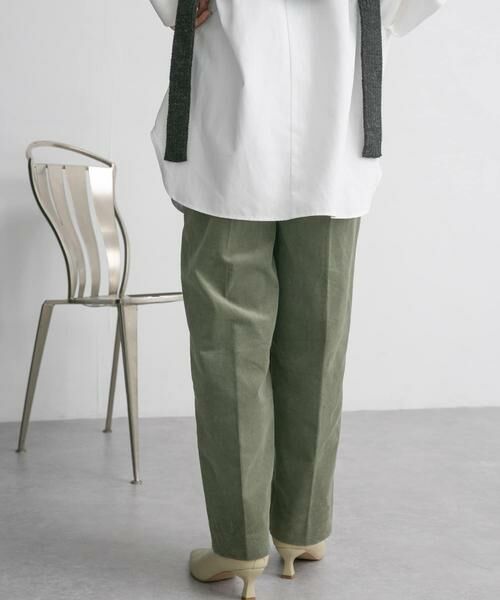 KBF / ケービーエフ その他パンツ | ワンタックコーデュロイパンツ | 詳細10