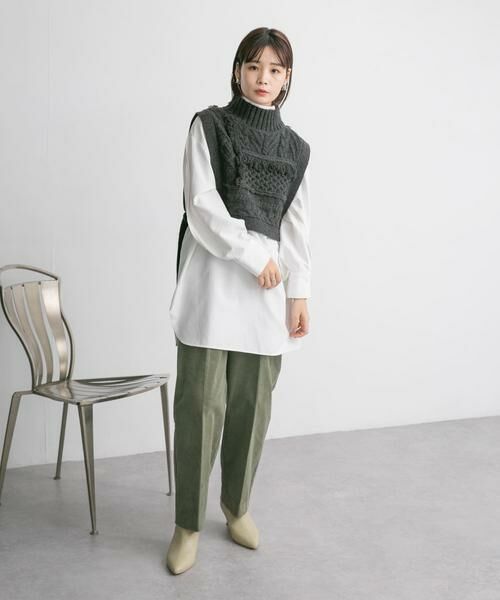 KBF / ケービーエフ その他パンツ | ワンタックコーデュロイパンツ | 詳細12