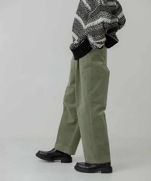 KBF / ケービーエフ その他パンツ | ワンタックコーデュロイパンツ | 詳細2