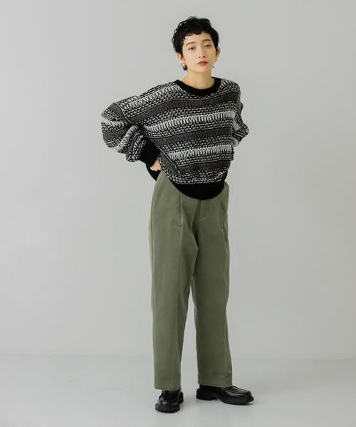 KBF / ケービーエフ その他パンツ | ワンタックコーデュロイパンツ | 詳細4