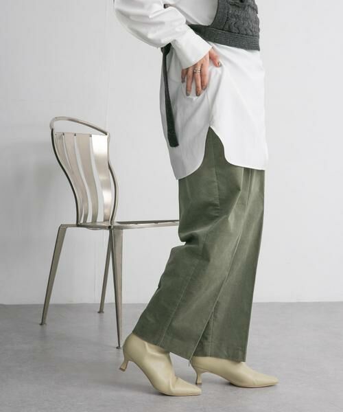 KBF / ケービーエフ その他パンツ | ワンタックコーデュロイパンツ | 詳細7