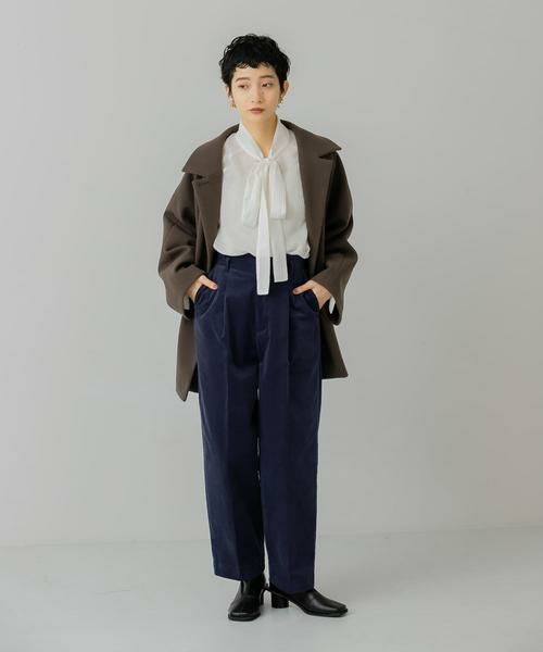 KBF / ケービーエフ その他パンツ | ワンタックコーデュロイパンツ | 詳細16