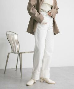 KBF / ケービーエフ デニムパンツ | ターンアップストレートデニム