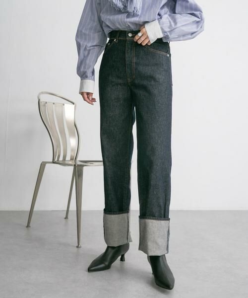 KBF / ケービーエフ デニムパンツ | ターンアップストレートデニム | 詳細9