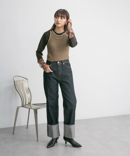 KBF / ケービーエフ デニムパンツ | ターンアップストレートデニム | 詳細25