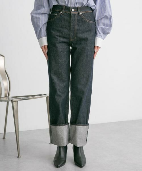 KBF / ケービーエフ デニムパンツ | ターンアップストレートデニム | 詳細28