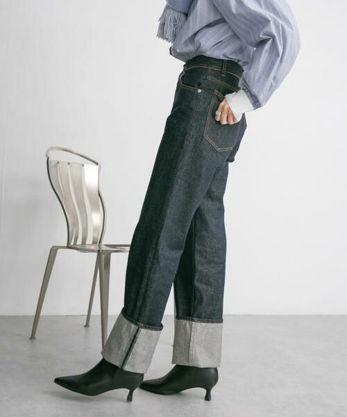 KBF / ケービーエフ デニムパンツ | ターンアップストレートデニム | 詳細11