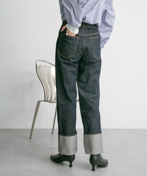 KBF / ケービーエフ デニムパンツ | ターンアップストレートデニム | 詳細12