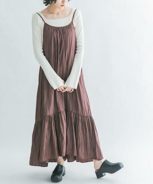 KBF / ケービーエフ ワンピース | ティアードキャミワンピース | 詳細1