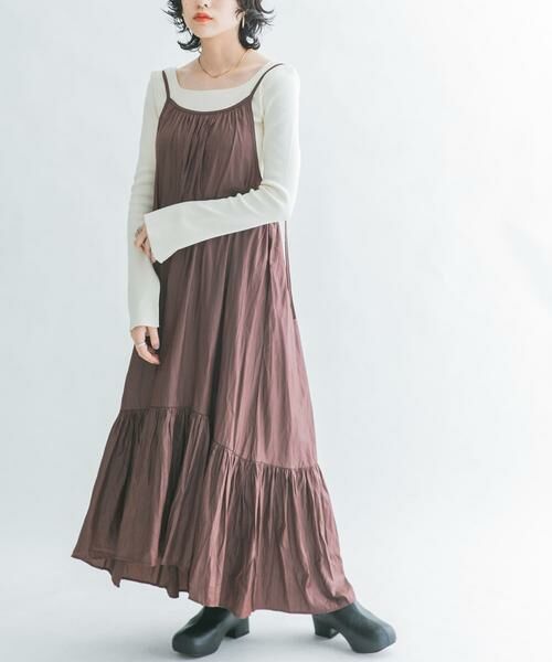 KBF / ケービーエフ ワンピース | ティアードキャミワンピース | 詳細2