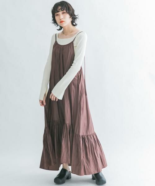 KBF / ケービーエフ ワンピース | ティアードキャミワンピース | 詳細5