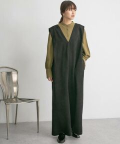 KBF / ケービーエフ サロペット・オールインワン | ショルダータックスエードサロペット