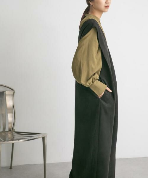 KBF / ケービーエフ サロペット・オールインワン | ショルダータックスエードサロペット | 詳細1