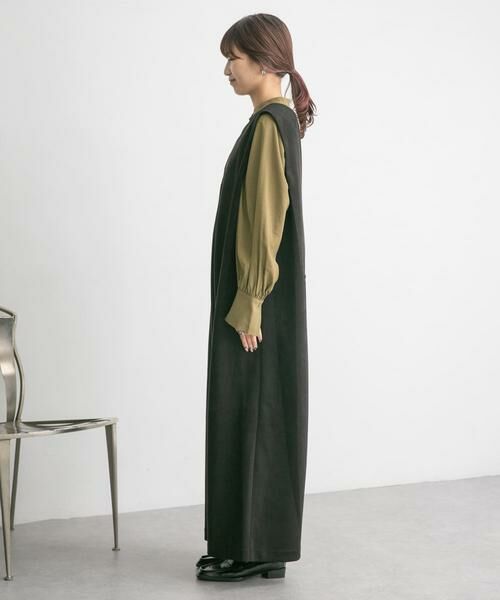 KBF / ケービーエフ サロペット・オールインワン | ショルダータックスエードサロペット | 詳細10