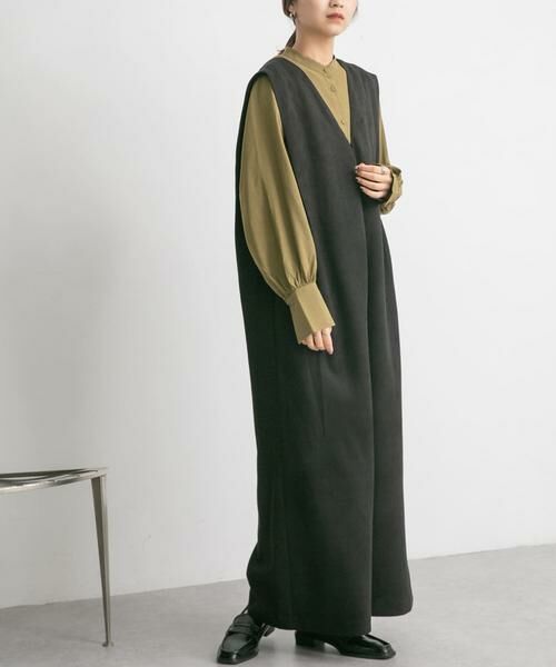 KBF / ケービーエフ サロペット・オールインワン | ショルダータックスエードサロペット | 詳細2