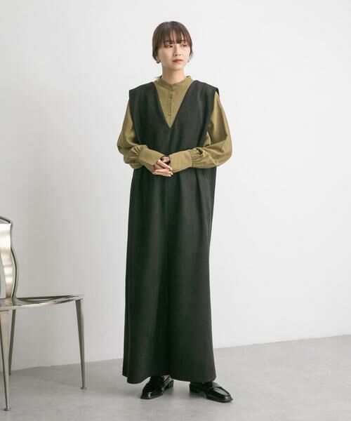 KBF / ケービーエフ サロペット・オールインワン | ショルダータックスエードサロペット | 詳細6