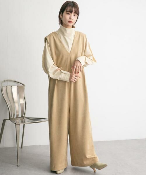 KBF / ケービーエフ サロペット・オールインワン | ショルダータックスエードサロペット | 詳細25