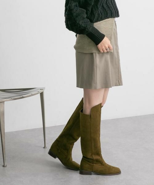 KBF / ケービーエフ ブーツ（ショート丈） | スエードロングブーツ | 詳細2