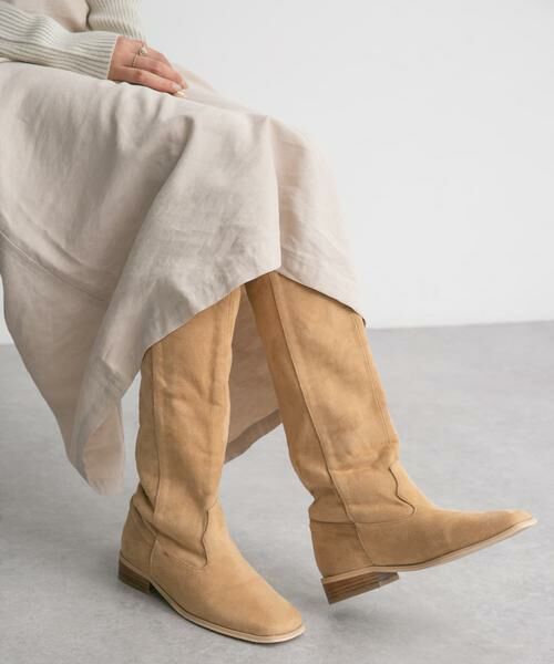 KBF / ケービーエフ ブーツ（ショート丈） | スエードロングブーツ | 詳細6