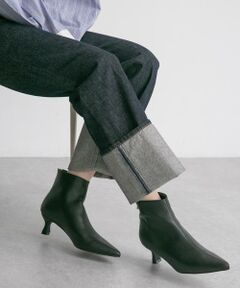 KBF / ケービーエフ ブーツ（ショート丈） | ポインテッドトゥストレッチブーティー