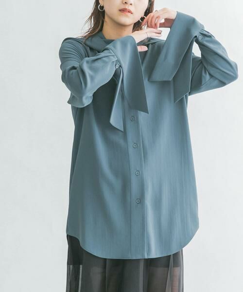 KBF / ケービーエフ シャツ・ブラウス | ロングタイシャツ | 詳細1