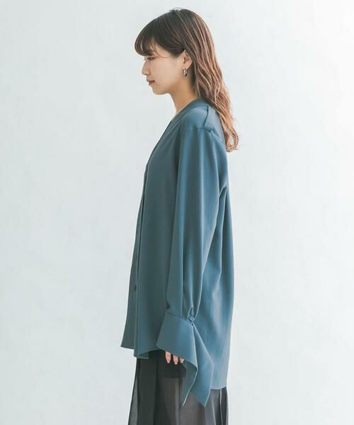 KBF / ケービーエフ シャツ・ブラウス | ロングタイシャツ | 詳細11