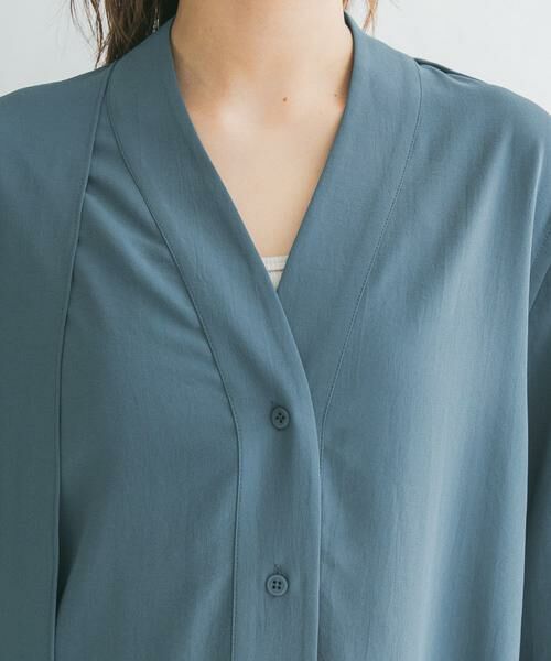 KBF / ケービーエフ シャツ・ブラウス | ロングタイシャツ | 詳細13