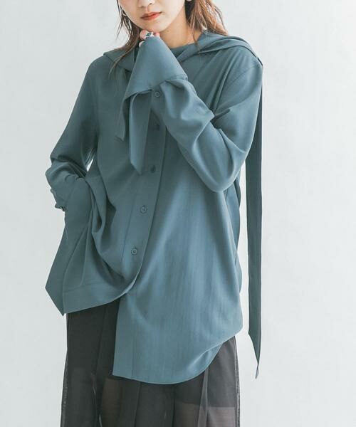 KBF / ケービーエフ シャツ・ブラウス | ロングタイシャツ | 詳細2