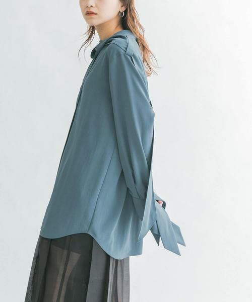 KBF / ケービーエフ シャツ・ブラウス | ロングタイシャツ | 詳細3
