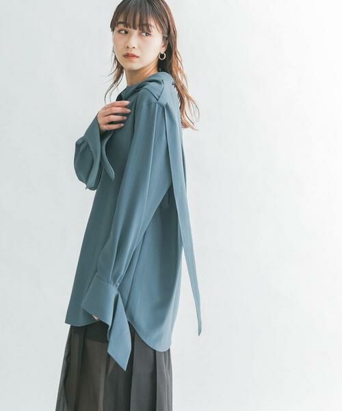 KBF / ケービーエフ シャツ・ブラウス | ロングタイシャツ | 詳細6