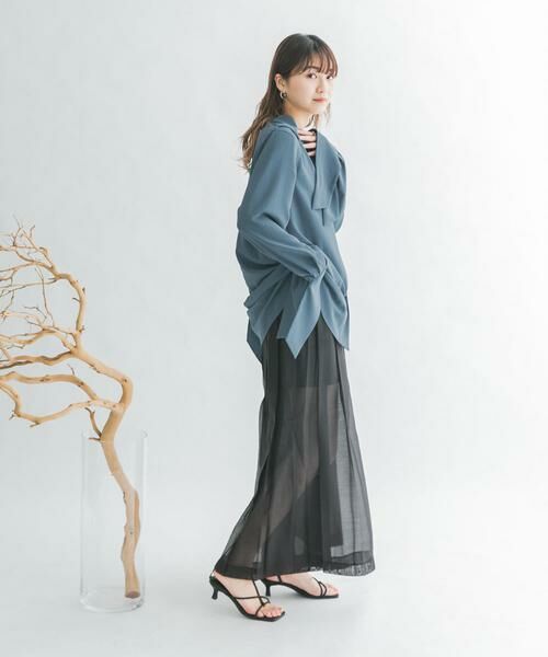 KBF / ケービーエフ シャツ・ブラウス | ロングタイシャツ | 詳細8