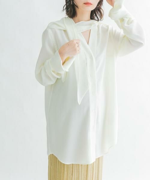 KBF / ケービーエフ シャツ・ブラウス | ロングタイシャツ | 詳細17