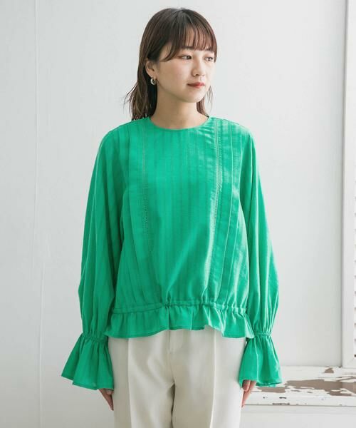 KBF / ケービーエフ シャツ・ブラウス | BACKリボンボリュームスリーブブラウス | 詳細10