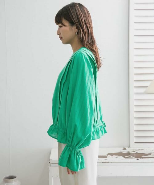 KBF / ケービーエフ シャツ・ブラウス | BACKリボンボリュームスリーブブラウス | 詳細11