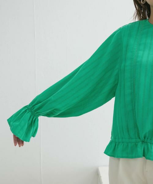 KBF / ケービーエフ シャツ・ブラウス | BACKリボンボリュームスリーブブラウス | 詳細15
